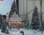 Compleet lemax dorp, kerk, bakkerij, schaatsbaan, kerstboom, Ophalen