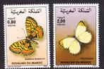 Marokko 1985 pf mi 1083 - 1084 vlinders, Verzenden, Marokko, Postfris
