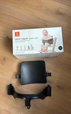 Stokke Tripp Trapp babyset + tafelblad zwart, Kinderen en Baby's, Kinderstoelen, Ophalen, Zo goed als nieuw, Meegroeistoel