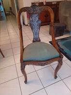 2 mooie notenhouten stoelen, Ophalen