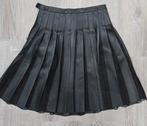 Zwarte Leren Mini Rok Flair maat M, Kleding | Dames, Rokken, Verzenden, Zo goed als nieuw, Zwart, Boven de knie