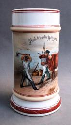 Om 1850 - 1900 Bierpint Bier Pint Slagerij Gilde Genootschap