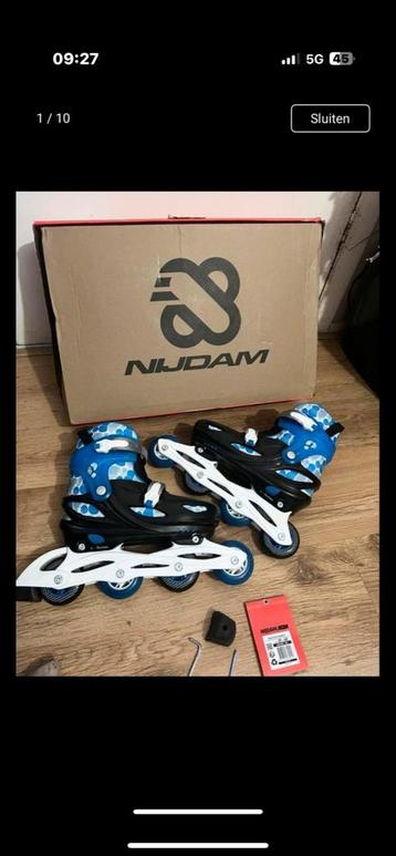 Nijdam Blue Gloo inline skates 37/40 beschikbaar voor biedingen