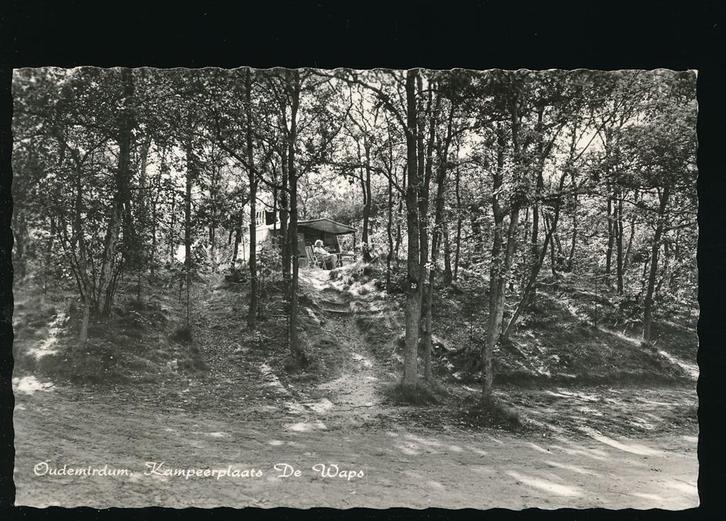 Oudemirdum - Kampeerplaats De Waps [KRST009-1692, Verzamelen, Ansichtkaarten | Nederland, Gelopen, Friesland, 1940 tot 1960, Verzenden
