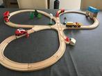 Houten treinbaan, kruispunt, wissels e.d., Kinderen en Baby's, Speelgoed | Houten speelgoed, Ophalen, Zo goed als nieuw