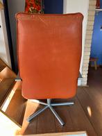 Vintage Deense Fauteuil Kebe, Ophalen, Gebruikt, Oranje, Bureaustoel