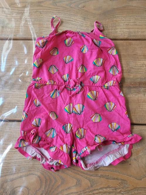Leuke vrolijke jumpsuit met schelpjes van H&M maat 98/104, Kinderen en Baby's, Kinderkleding | Maat 98, Zo goed als nieuw, Meisje