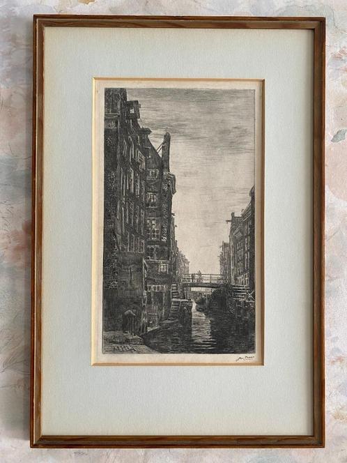 Litho  .   Jan   Boon  .  1882 - 1975, Antiek en Kunst, Kunst | Litho's en Zeefdrukken, Ophalen of Verzenden