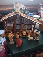 oud kerststal met alle figuren, Antiek en Kunst, Antiek | Religie, Ophalen