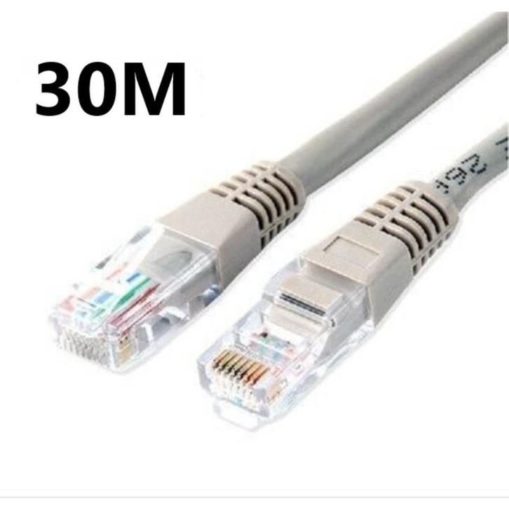 U6-G25 CAT6 UTP Netwerkkabel RJ45 Male 30.00 m, Computers en Software, Pc- en Netwerkkabels, Ophalen of Verzenden