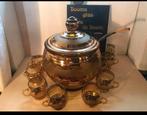 Booms , Antieke Bowlset met gouden banden 10 delig, Ophalen of Verzenden