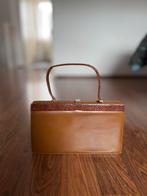 Vintage damestas, Ophalen of Verzenden, Bruin, Handtas