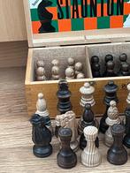 Staunton Schaakspel in Houten Kist, Hobby en Vrije tijd, Gezelschapsspellen | Bordspellen, Een of twee spelers, Ophalen of Verzenden