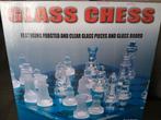 NIEUW glazen schaakbord, Ophalen of Verzenden, Nieuw