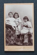 Carte de Visite B3 - Drie meisjes, Gebruikt, Verzenden, Foto, Voor 1940