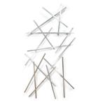 Spinder Matches RVS Wandkapstok Design, Huis en Inrichting, Woonaccessoires | Kapstokken, 100 tot 150 cm, Zo goed als nieuw, Metaal