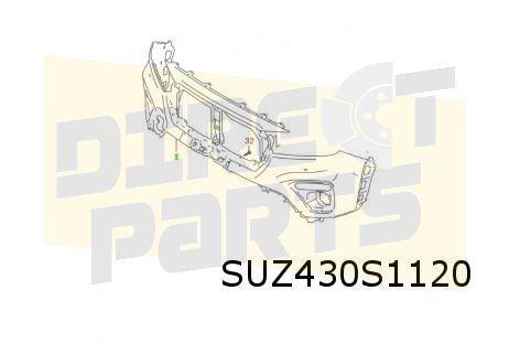 Suzuki S-Cross (1/22-) (JY / AKK) voorbumper bovendeel (bij, Auto-onderdelen, Carrosserie en Plaatwerk, Bumper, Suzuki, Voor, Nieuw