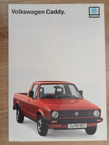 VW Caddy brochure uit 1988 beschikbaar voor biedingen