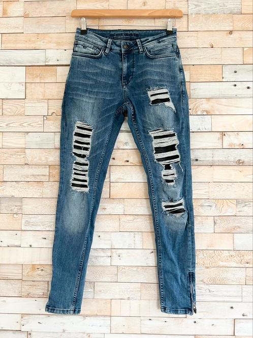 Pure White skinny heren jeans The Jone blauw, maat 27, Kleding | Heren, Spijkerbroeken en Jeans, Zo goed als nieuw, W32 (confectie 46) of kleiner