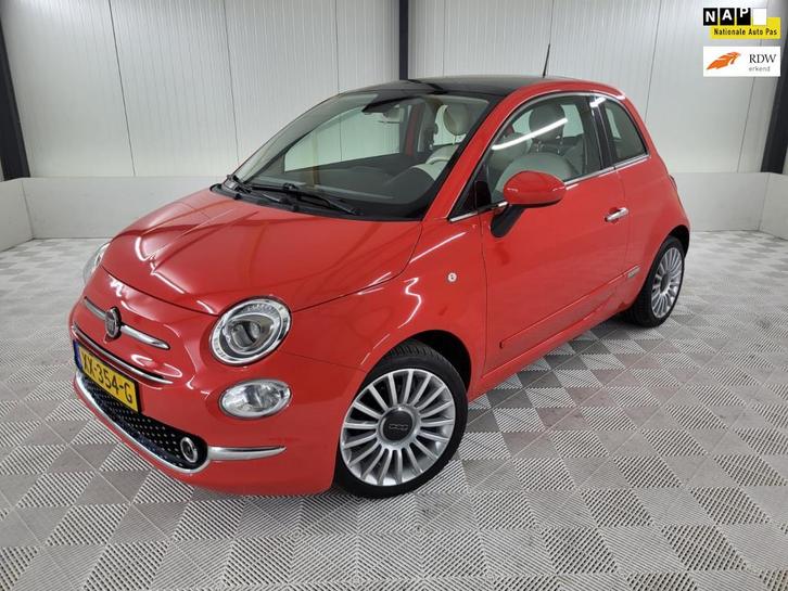 Fiat 500 0.9 TwinAir Turbo Collezione, Navigatie, Glazendak,, Auto's, Fiat, Bedrijf, Te koop, ABS, Airbags, Airconditioning, Bluetooth