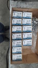 Rvs slotbouten met  zelfBorgende moeren., 100 tot 250 mm, Nieuw, Ophalen of Verzenden, Rvs