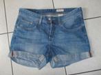 korte spijkerbroek H&M maat 38, Maat 38/40 (M), H&M, Kort, Blauw