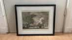 Amsterdam aan de Amstel Ets gravure 1762, Antiek en Kunst, Ophalen of Verzenden