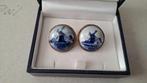 Broche Delft handmade 1930, Verzenden, Zo goed als nieuw, Zilver, Zilver
