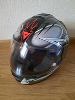 DTEC Dainese 052074 motorhelm helm grijs zwart 62 XL 1450, Overige merken, XL, Tweedehands, Integraalhelm