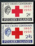 Pitcairn 1963, QEII, Rode Kruis, postfris/plaksp., Postzegels en Munten, Postzegels | Thematische zegels, Overige thema's, Verzenden