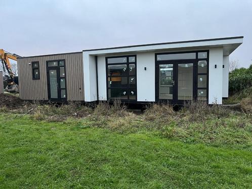 Chalet Cube 65 m2 met kavel 290m2 Park Brabantse Weelde, Caravans en Kamperen, Stacaravans, tot en met 4, Verzenden