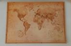 Grote wereldkaart, Ophalen, Gebruikt, 125 cm of meer, Schilderij