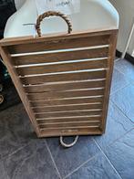 Houten Dienblad met Touw Handvatten, Ophalen of Verzenden, Nieuw, Rechthoekig, Hout