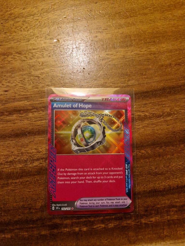 Pokemon TCG - Amulet of Hope - ACE SPEC, Ophalen of Verzenden, Zo goed als nieuw