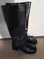 Laarzen maat 41 zwart, Verzenden, Zo goed als nieuw, Zwart, Hoge laarzen