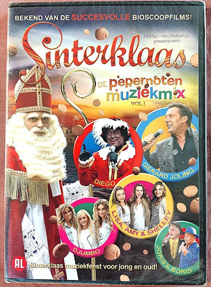 Sinterklaas en de pepernoten muziek mix nieuw geseald, Cd's en Dvd's, Dvd's | Kinderen en Jeugd, Nieuw in verpakking, Film, Avontuur