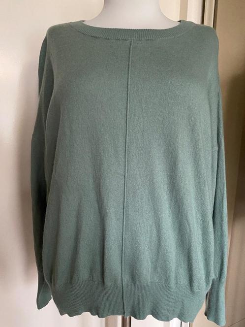 trui Repeat 42 mistygreen cashmere/wol, Kleding | Dames, Truien en Vesten, Zo goed als nieuw, Maat 42/44 (L), Groen, Verzenden