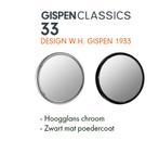 Spiegel Zwart of chroom, Ophalen, Minder dan 50 cm, Rond, Nieuw