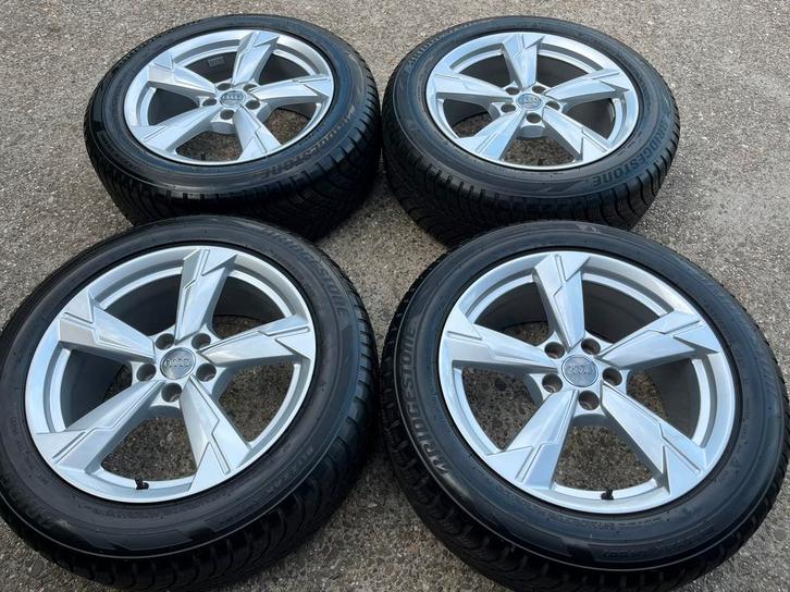 18” originele Audi A6 C8 Bridgestone winter velgen | ZGAN, Auto-onderdelen, Banden en Velgen, Banden en Velgen, Winterbanden, 18 inch