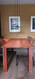 Massief kersenhouten eettafel - design - Joop van Arnhem, Huis en Inrichting, Tafels | Eettafels, Ophalen, 50 tot 100 cm, Zo goed als nieuw