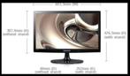 Samsung Syncmaster T27B300B  tv / monitor, Gebruikt, 50 Hz, LCD, Ophalen of Verzenden