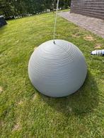 Grijze Hanglamp voor Eettafel/Tuin, Huis en Inrichting, Lampen | Hanglampen, Ophalen, Kunststof, Zo goed als nieuw, 75 cm of meer