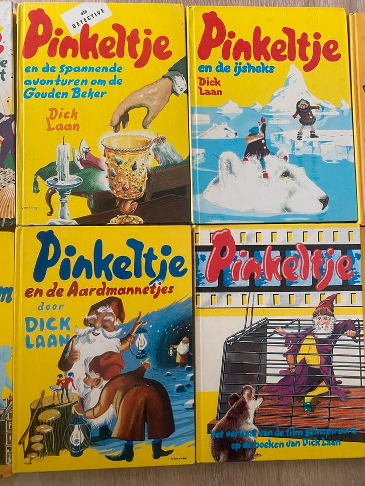 13x Pinkeltje Boeken Collectie - Dick Laan, Boeken, Kinderboeken | Jeugd | onder 10 jaar, Gelezen, Fictie algemeen, Ophalen of Verzenden