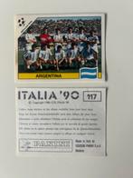 GEZOCHT Panini WK 90 Italia 1990 nr 117 team Argentina, Verzamelen, Zo goed als nieuw, Poster, Plaatje of Sticker, Feyenoord, Verzenden