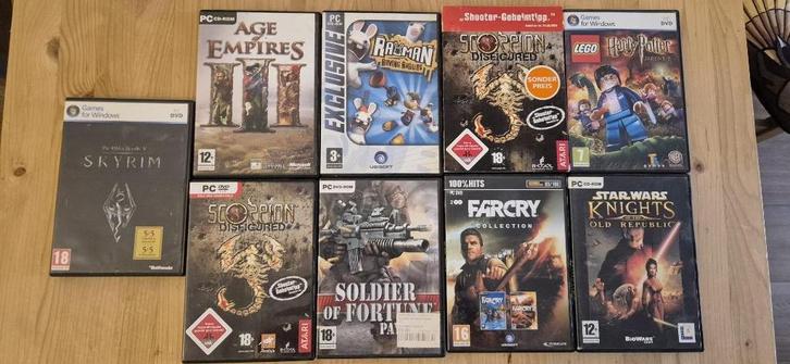 9 PC Games, Spelcomputers en Games, Games | Pc, Gebruikt, 1 speler, Vanaf 3 jaar, Ophalen of Verzenden