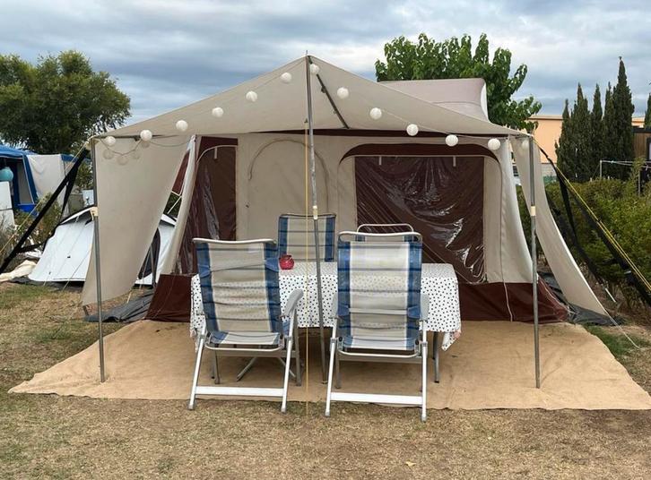 Jamet Jametic 4x4 outdoor vouwwagen 2012, Caravans en Kamperen, Vouwwagens, Jamet, tot en met 4, Meerkleurig, Aanwezig, Ophalen