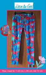 Lien & Giel broek Pipa, Amsterdamse huisjes rood, maat M, Verzenden, Maat 42/44 (L), Lang, Lien en Giel