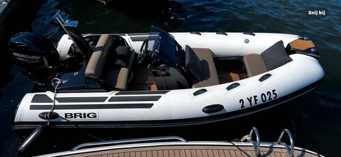 Brig eagle 4 + mercury 60 pk met weinig vaaruren ZGAN, Watersport en Boten, Rubberboten, Zo goed als nieuw, Overige merken, Overige materialen