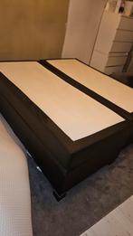 Zwarte Boxspring - Zo goed als nieuw!, Ophalen, Zwart, Tweepersoons, Zo goed als nieuw