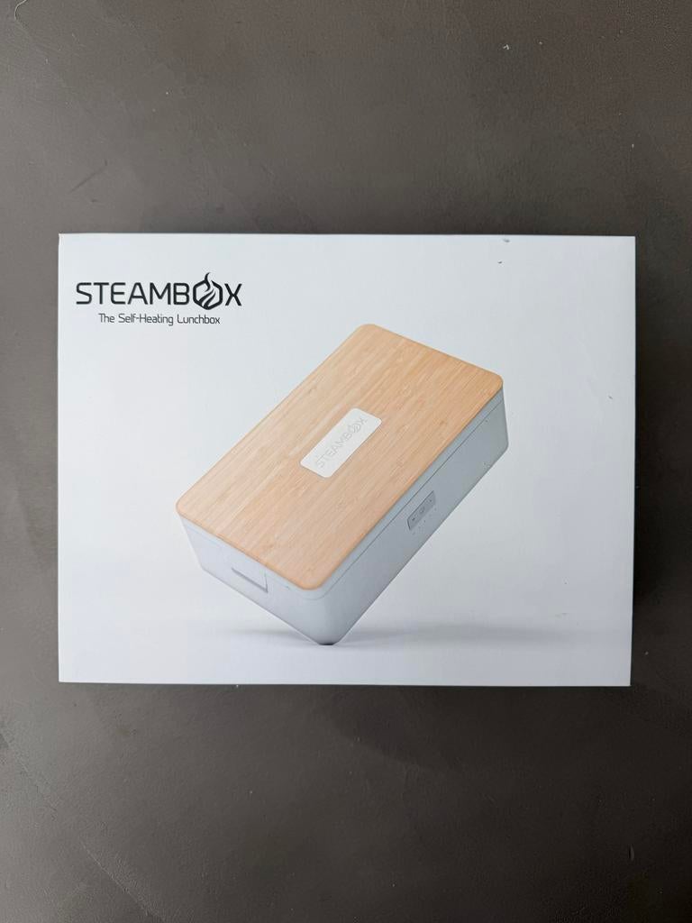 Steambox - Zelfverwarmende Lunchbox, Huis en Inrichting, Keuken | Keukenbenodigdheden, Zo goed als nieuw, Ophalen of Verzenden